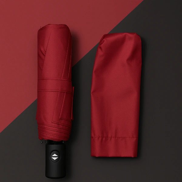 Bordo Kılıflı Otomatik Kompakt Şemsiye ( Lisinya ) Bordo Kılıflı Otomatik Kompakt Şemsiye ( Lisinya )