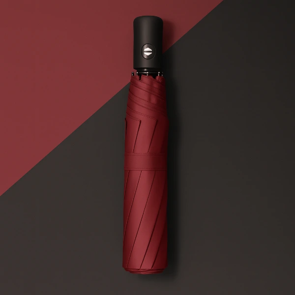 Bordo Kılıflı Otomatik Kompakt Şemsiye ( Lisinya ) Bordo Kılıflı Otomatik Kompakt Şemsiye ( Lisinya )