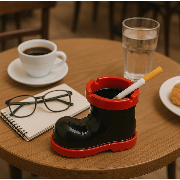 Bot Tasarımlı Kokusuz Küllük ( Lisinya )