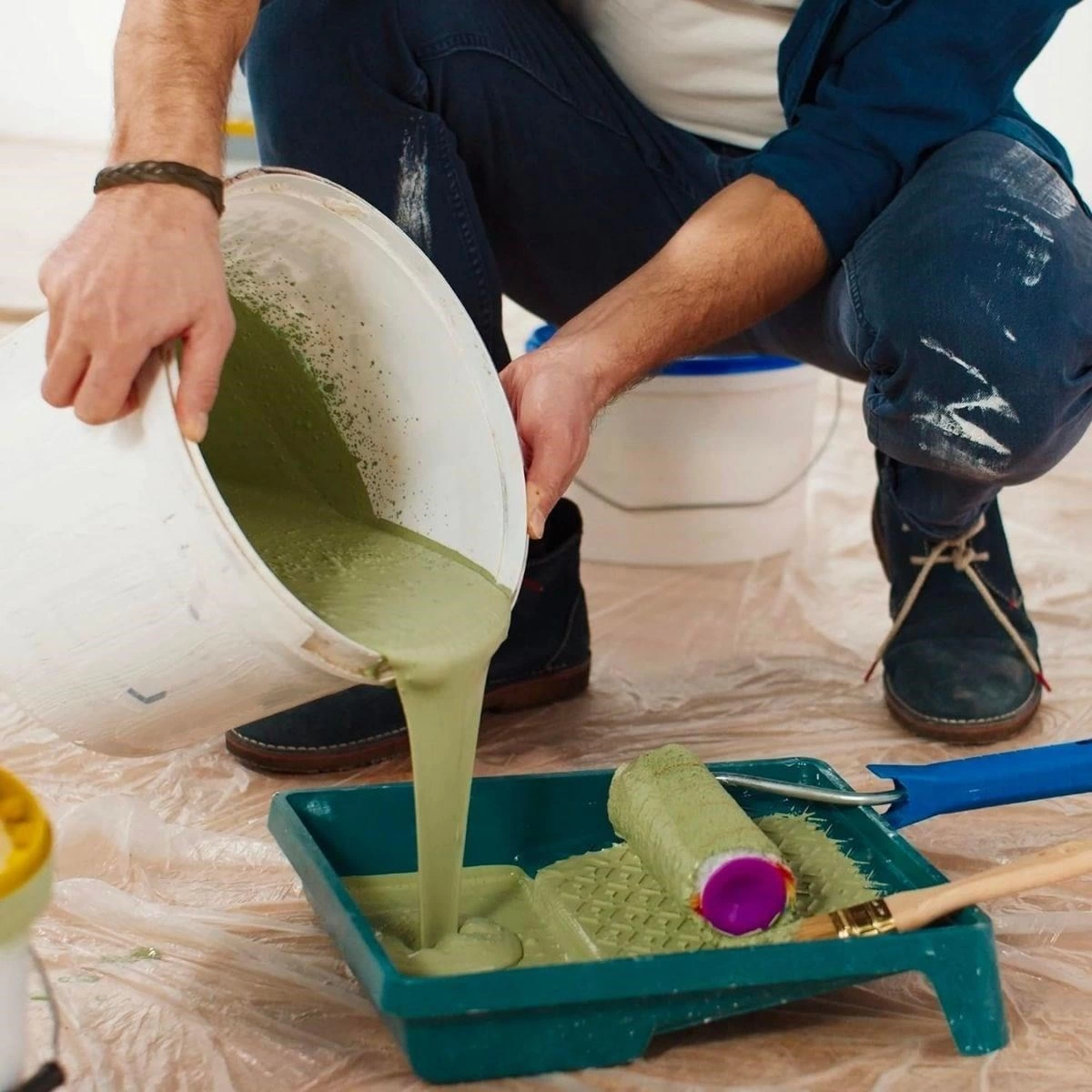 Boya Badana Eşya Koruma Hışır Örtüsü 180cm X 15 Mt Yapışkanlı Hışır Örtü ( Lisinya ) Boya Badana Eşya Koruma Hışır Örtüsü 180cm X 15 Mt Yapışkanlı Hışır Örtü ( Lisinya )