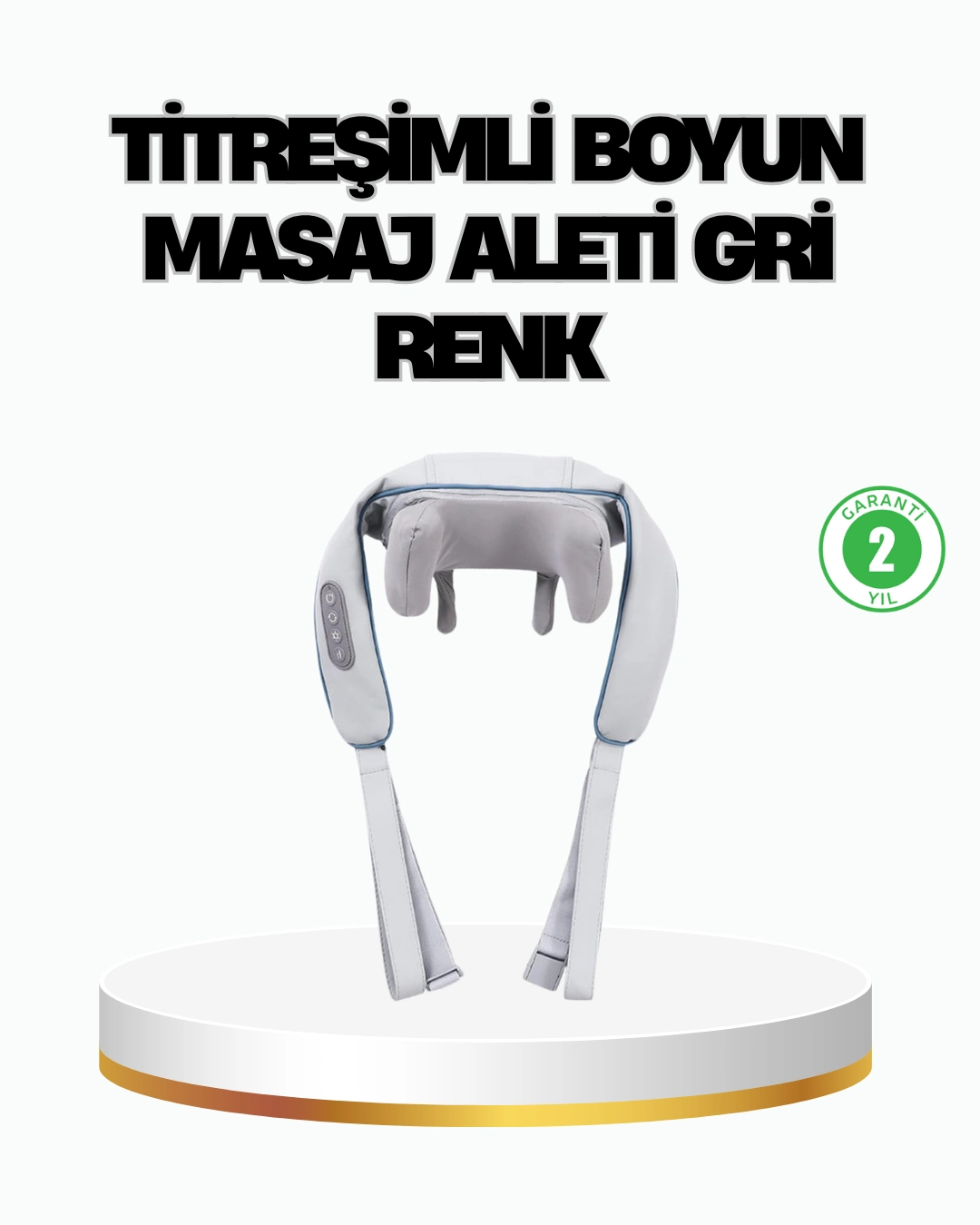 Boyun Masaj Aleti Biyonik Yoğurma Teknolojili 1800mah Şarjlı ( Lisinya )