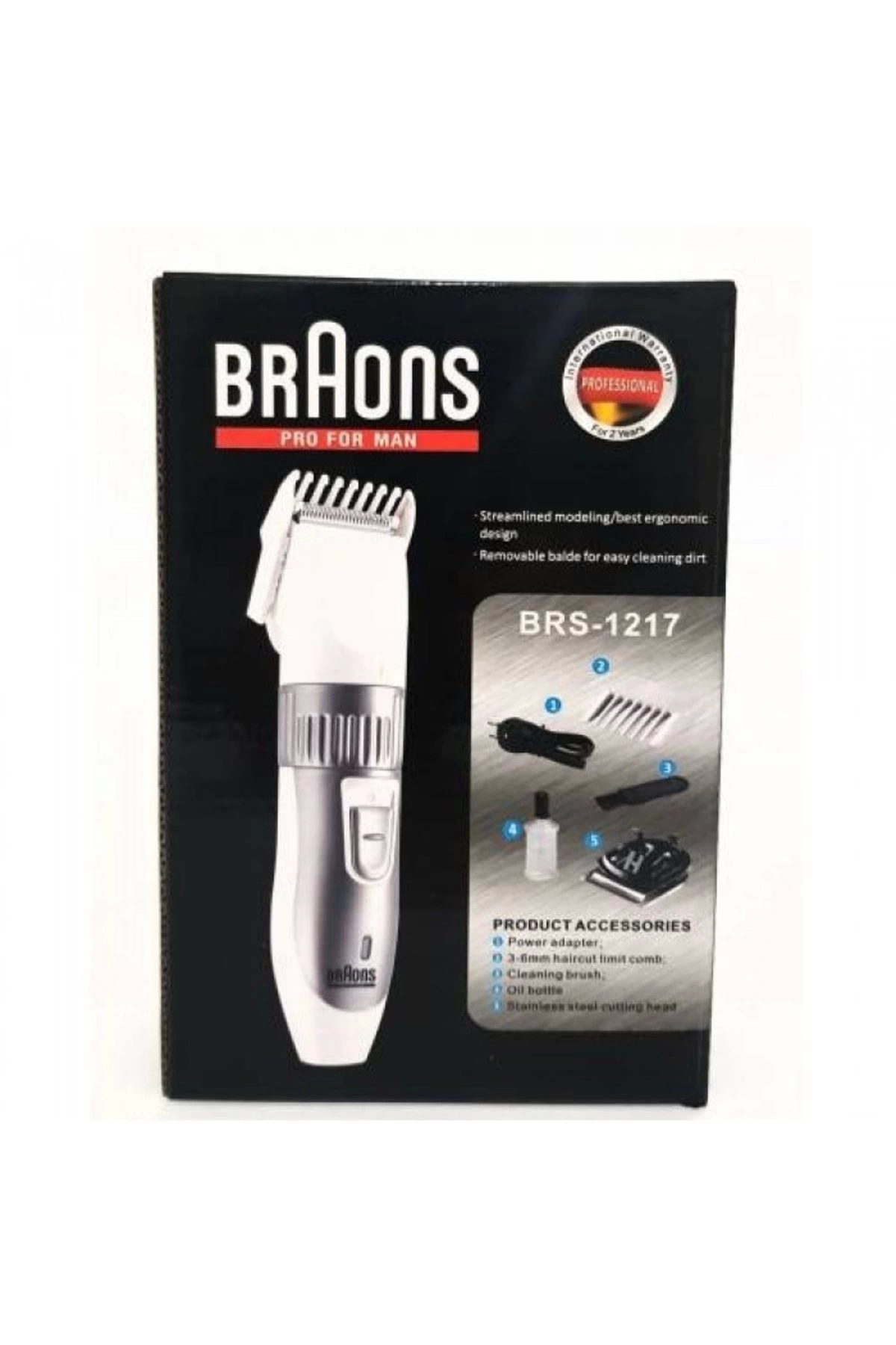 Braons Şarj Edilebilir Kablosuz Tıraş Makinesi Brs-1217 ( Lisinya ) Braons Şarj Edilebilir Kablosuz Tıraş Makinesi Brs-1217 ( Lisinya )