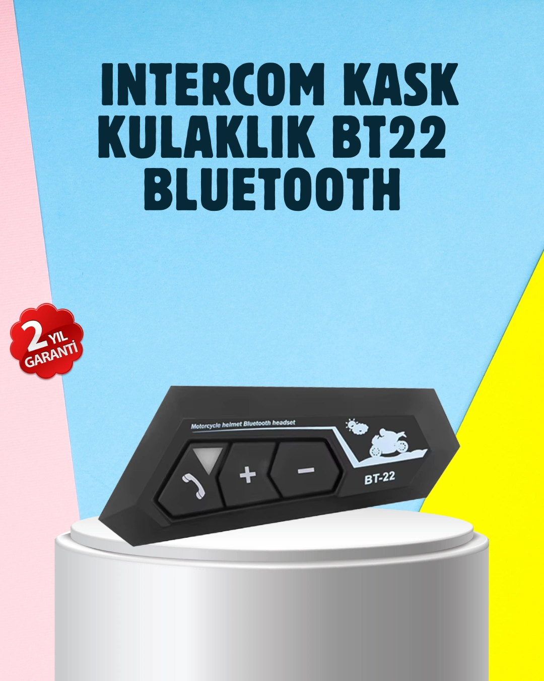 Bt22 Motosiklet Kask İçi Bluetooth Kulaklık İnterkom Destekli ( Lisinya ) Bt22 Motosiklet Kask İçi Bluetooth Kulaklık İnterkom Destekli ( Lisinya )