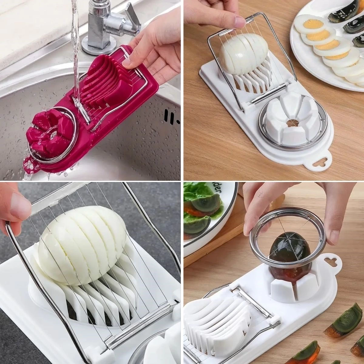 Çok Fonksiyonlu Eşit Yumurta ,Meyve Dilimleyici Kesici Aparat ( Lisinya )