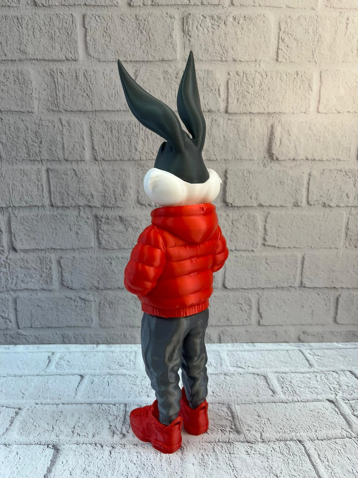 Bugs Bunny Büyük Boy Figür 10×34 Cm Salon Dekoru ( Lisinya )