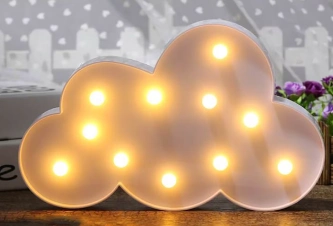 Bulut Şeklinde Led Gece Lambası ( Lisinya )
