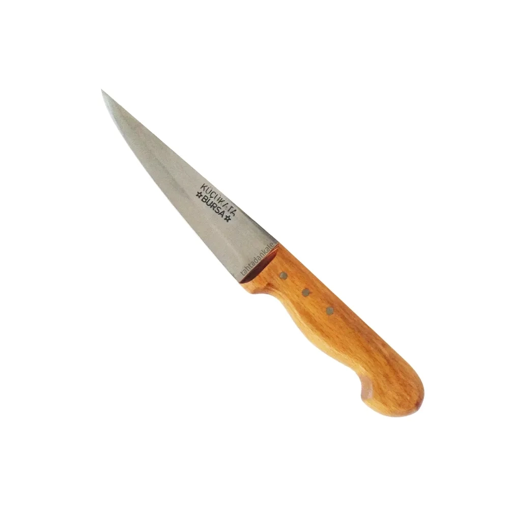 Bursa Kalın Sivri Kasap Bıçağı No:3, 17 Cm - Ahşap Sap ( Lisinya ) Bursa Kalın Sivri Kasap Bıçağı No:3, 17 Cm - Ahşap Sap ( Lisinya )