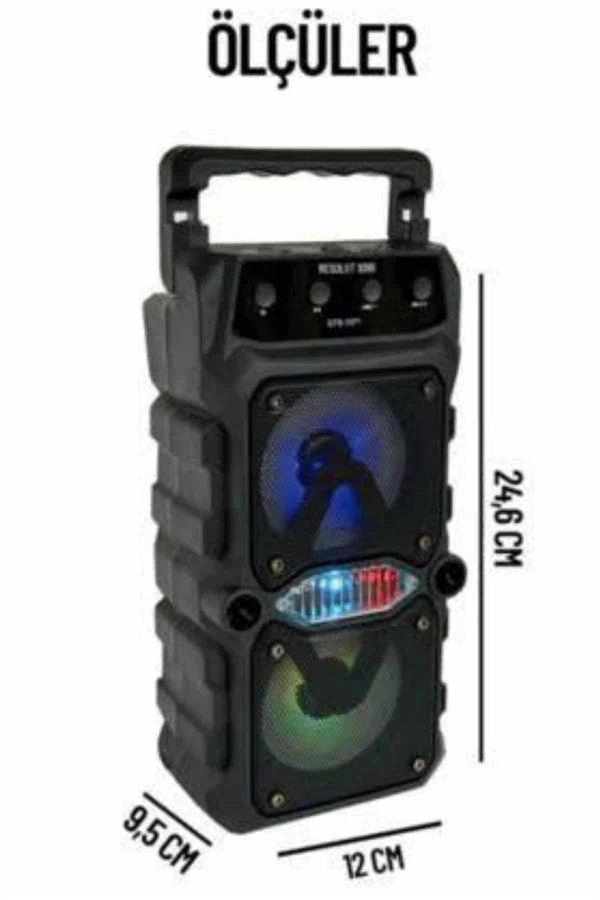 Büyük Boy Bluetooth Hoparlör Çoklu Bağlantı Çift Çıkışlı Taşınabilir Kesintisiz ( Lisinya )