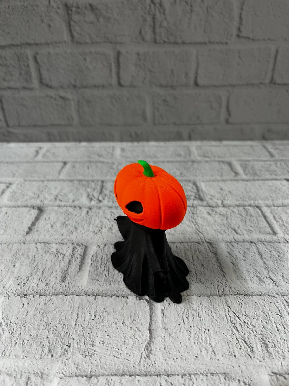 Cadılar Bayramı Temalı Balkabağı Figür 9cm Dekor Objesi ( Lisinya )