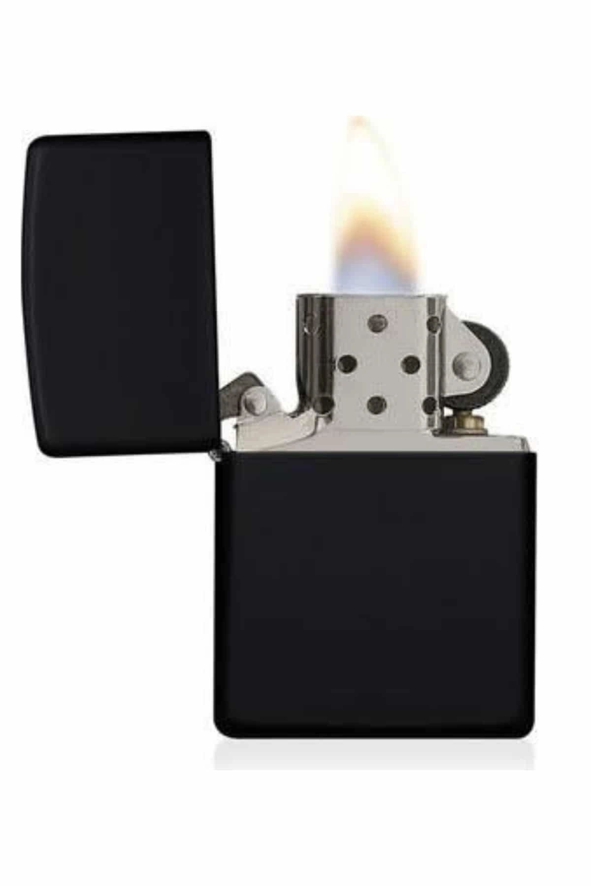 Çakmak Parlak Siyah Doldurulabilir Hedyelik Eşya ( Lisinya )