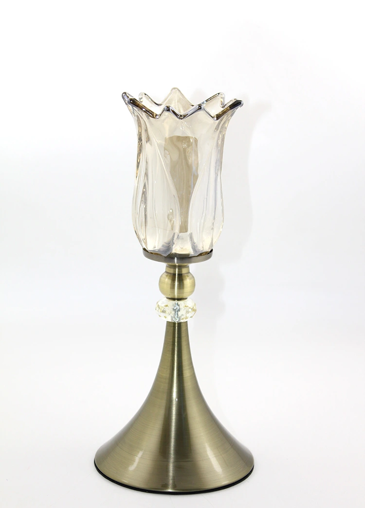 Cam Şamdan Tekli Model 2 ( Lisinya )