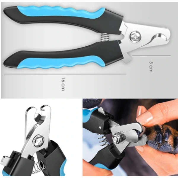 Çelik Evcil Hayvan Tırnak Makası Güvenlik Korumalı ( Lisinya )