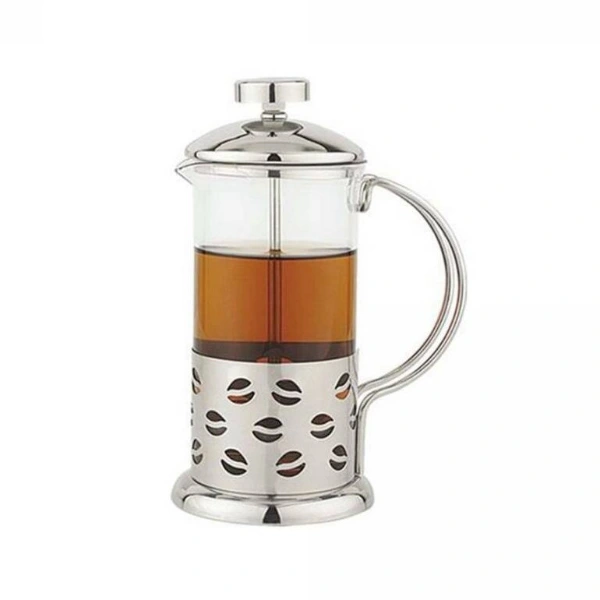 Çelik Kulplu Cam French Press - 350 Ml ( Lisinya ) Çelik Kulplu Cam French Press - 350 Ml ( Lisinya )