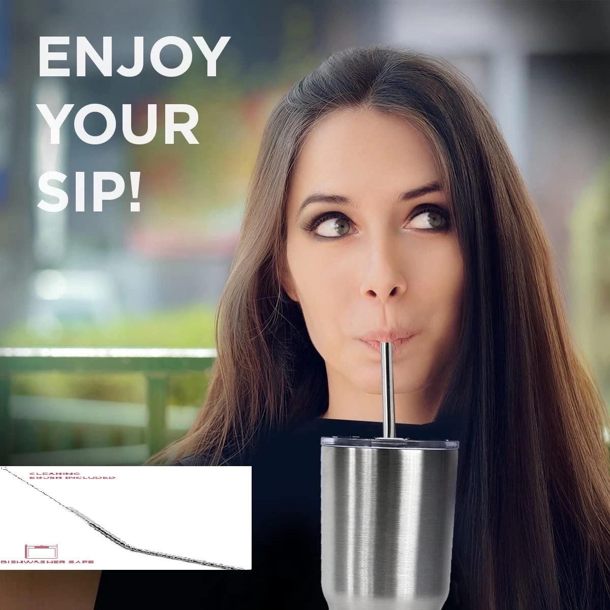 Çelik Pipet Paslanmaz Çelik Metal Meşrubat Pipeti Ve Pipet Temizleme Fırçası Seti 5 Parça ( Lisinya ) Çelik Pipet Paslanmaz Çelik Metal Meşrubat Pipeti Ve Pipet Temizleme Fırçası Seti 5 Parça ( Lisinya )
