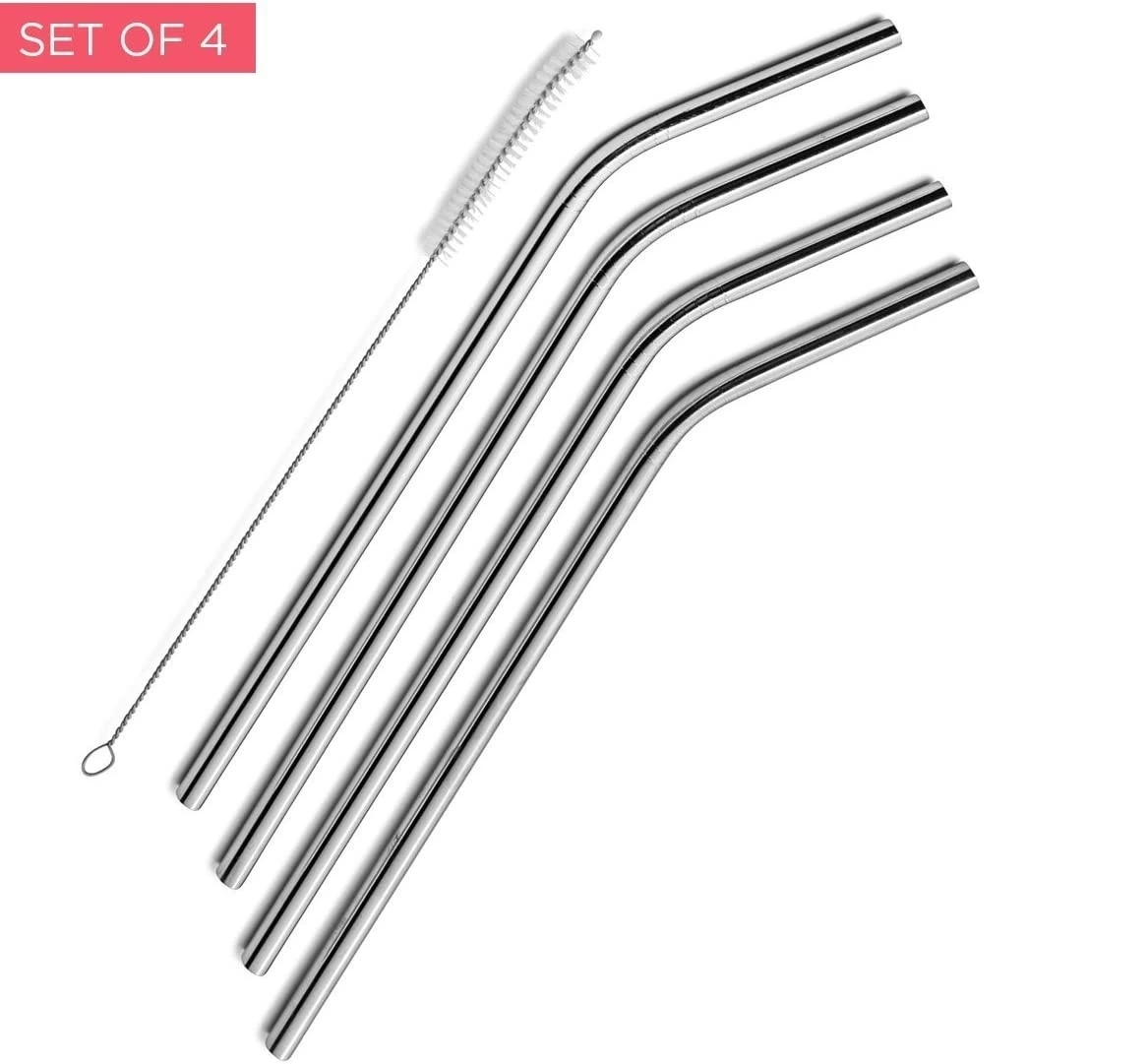 Çelik Pipet Paslanmaz Çelik Metal Meşrubat Pipeti Ve Pipet Temizleme Fırçası Seti 5 Parça ( Lisinya ) Çelik Pipet Paslanmaz Çelik Metal Meşrubat Pipeti Ve Pipet Temizleme Fırçası Seti 5 Parça ( Lisinya )