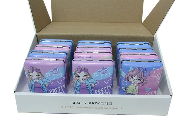 Cep Aynası Dikdörtgen Tombul Pretty Girl ( Lisinya )