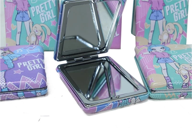 Cep Aynası Dikdörtgen Tombul Pretty Girl ( Lisinya )