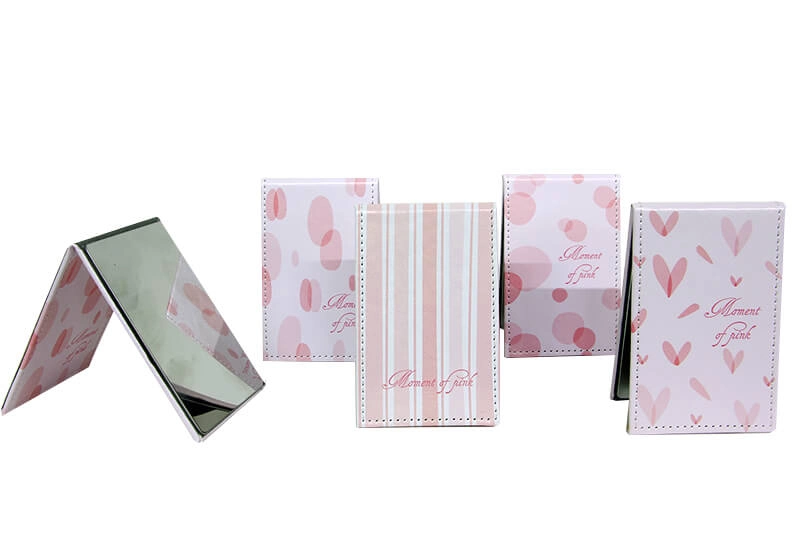 Cep Aynası Standlı Pembe ( Lisinya )