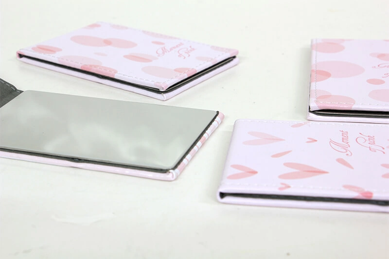 Cep Aynası Standlı Pembe ( Lisinya )