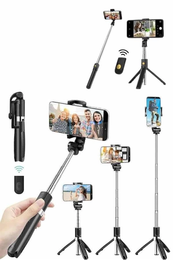 Cep Telefonu Tripod Standı Manyetik Selfie Sopa Bluetooth Uzaktan Kumandalı ( Lisinya ) Cep Telefonu Tripod Standı Manyetik Selfie Sopa Bluetooth Uzaktan Kumandalı ( Lisinya )