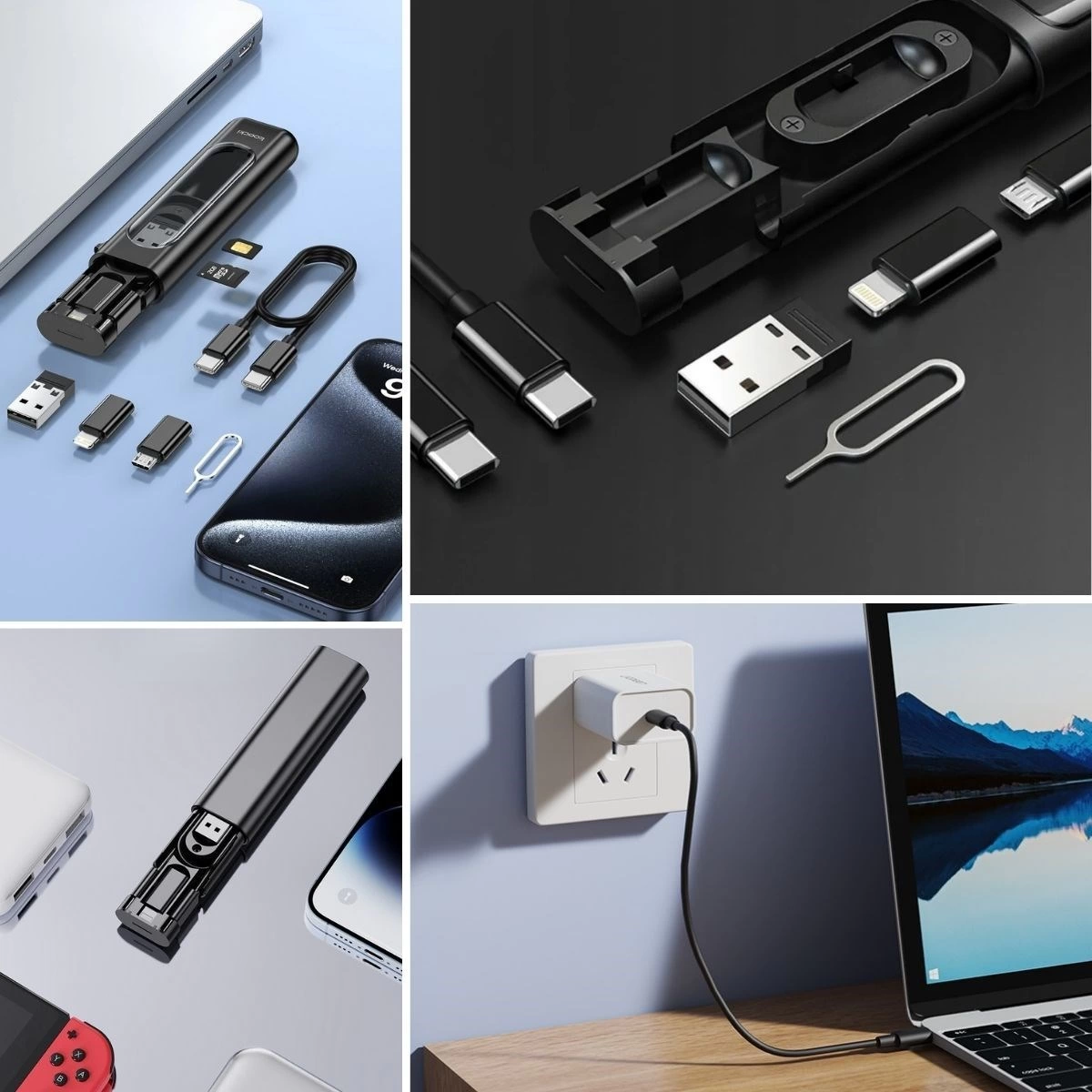 Cep Tipi 60w Bas Aç Type-c,iphone Şarj,micro Usb Hızlı Şarj Data Kablo Seti ( Lisinya ) Cep Tipi 60w Bas Aç Type-c,iphone Şarj,micro Usb Hızlı Şarj Data Kablo Seti ( Lisinya )