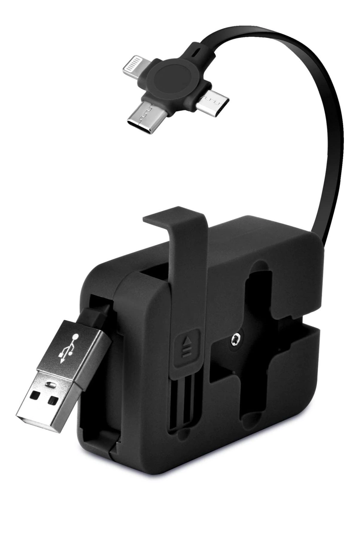 Cep Tipi Telefon Tutuculu Makaralı Uzayıp Kısalabilen 3'ü 1 Arada Usb Şarj Kablosu ( Lisinya ) Cep Tipi Telefon Tutuculu Makaralı Uzayıp Kısalabilen 3'ü 1 Arada Usb Şarj Kablosu ( Lisinya )