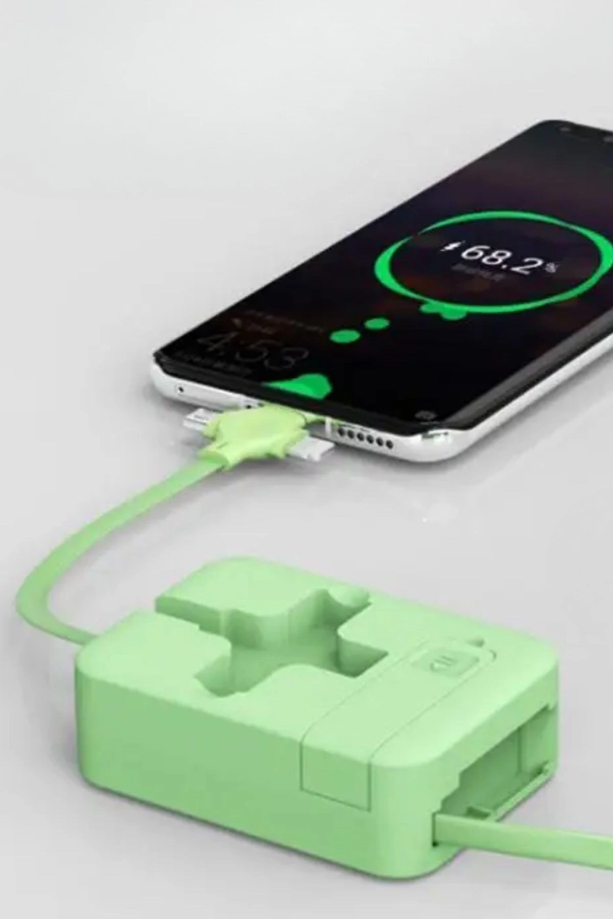 Cep Tipi Telefon Tutuculu Makaralı Uzayıp Kısalabilen 3'ü 1 Arada Usb Şarj Kablosu ( Lisinya ) Cep Tipi Telefon Tutuculu Makaralı Uzayıp Kısalabilen 3'ü 1 Arada Usb Şarj Kablosu ( Lisinya )