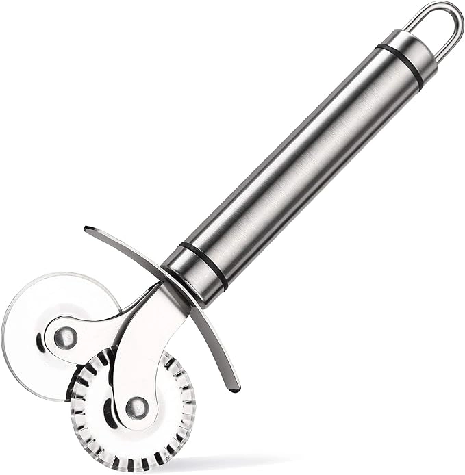 Çift Başlıklı Pizza Hamur Bıçağı ( Lisinya ) Çift Başlıklı Pizza Hamur Bıçağı ( Lisinya )