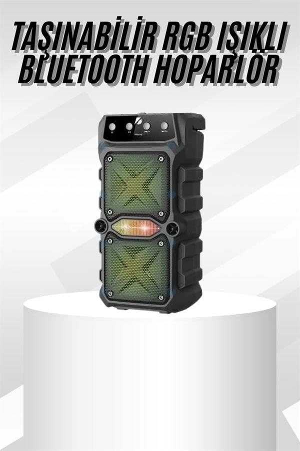 Çift Çıkışlı Güçlü Bataryalı Kablosuz Yüksek Ses Kaliteli Bluetooth Hoparlör ( Lisinya ) Çift Çıkışlı Güçlü Bataryalı Kablosuz Yüksek Ses Kaliteli Bluetooth Hoparlör ( Lisinya )