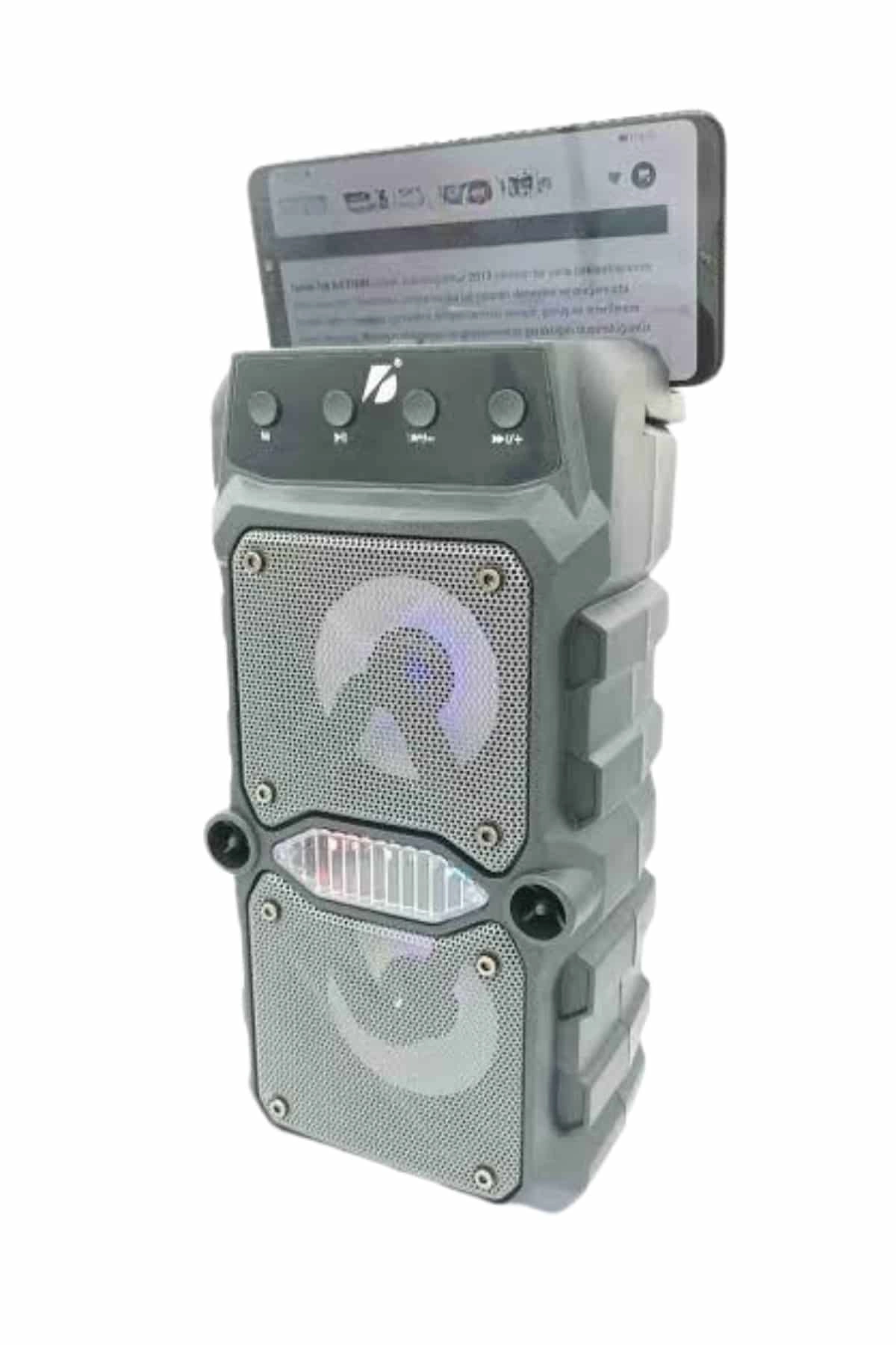 Çift Çıkışlı Güçlü Bataryalı Kablosuz Yüksek Ses Kaliteli Bluetooth Hoparlör ( Lisinya ) Çift Çıkışlı Güçlü Bataryalı Kablosuz Yüksek Ses Kaliteli Bluetooth Hoparlör ( Lisinya )