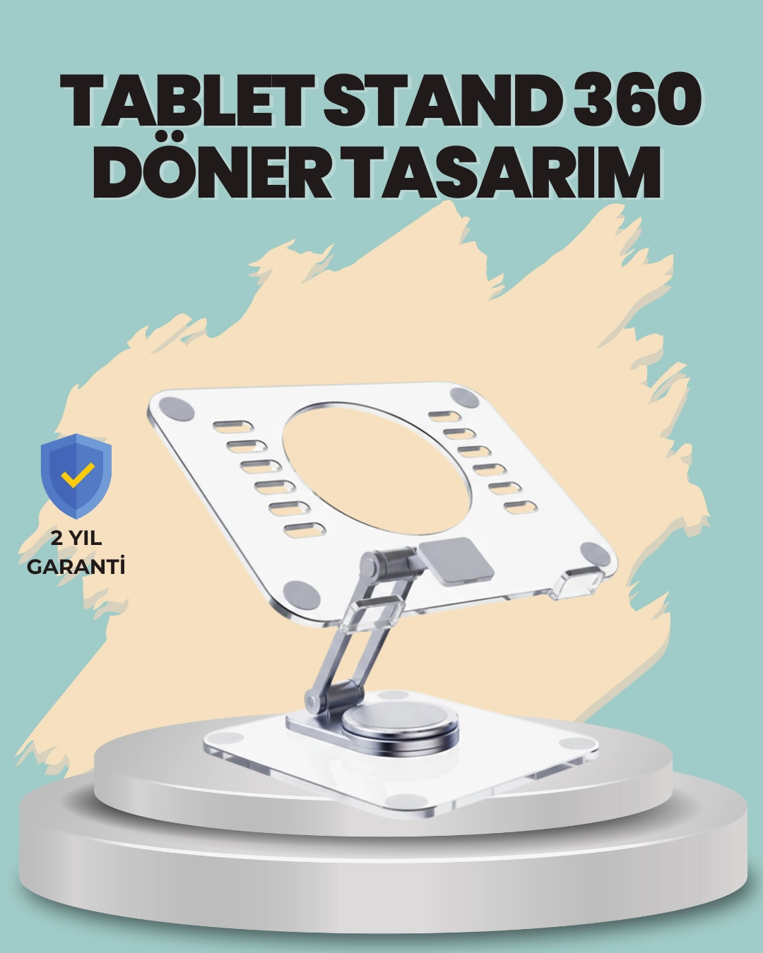 Çift Eksenli Ayarlanabilir Tablet Destek Standı ( Lisinya ) Çift Eksenli Ayarlanabilir Tablet Destek Standı ( Lisinya )