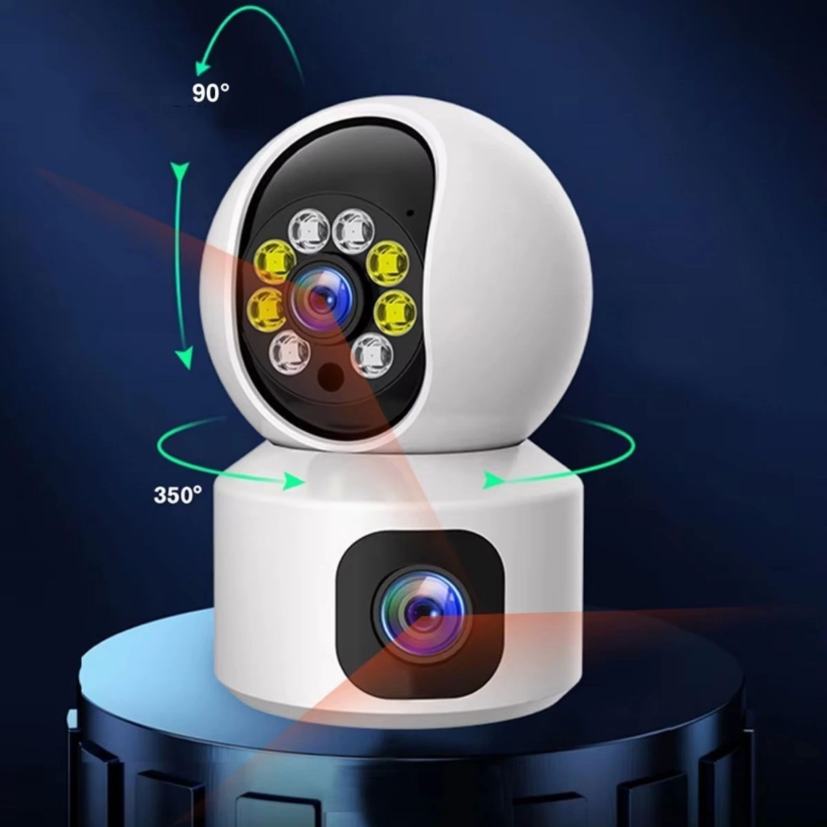 Kablosuz 360 Panoramik Ampul Kamera Güvenlik Kamerası Çift Kablosuz 360 Derece Gece Görüşlü ( Lisinya ) Kablosuz 360 Panoramik Ampul Kamera Güvenlik Kamerası Çift Kablosuz 360 Derece Gece Görüşlü ( Lisinya )