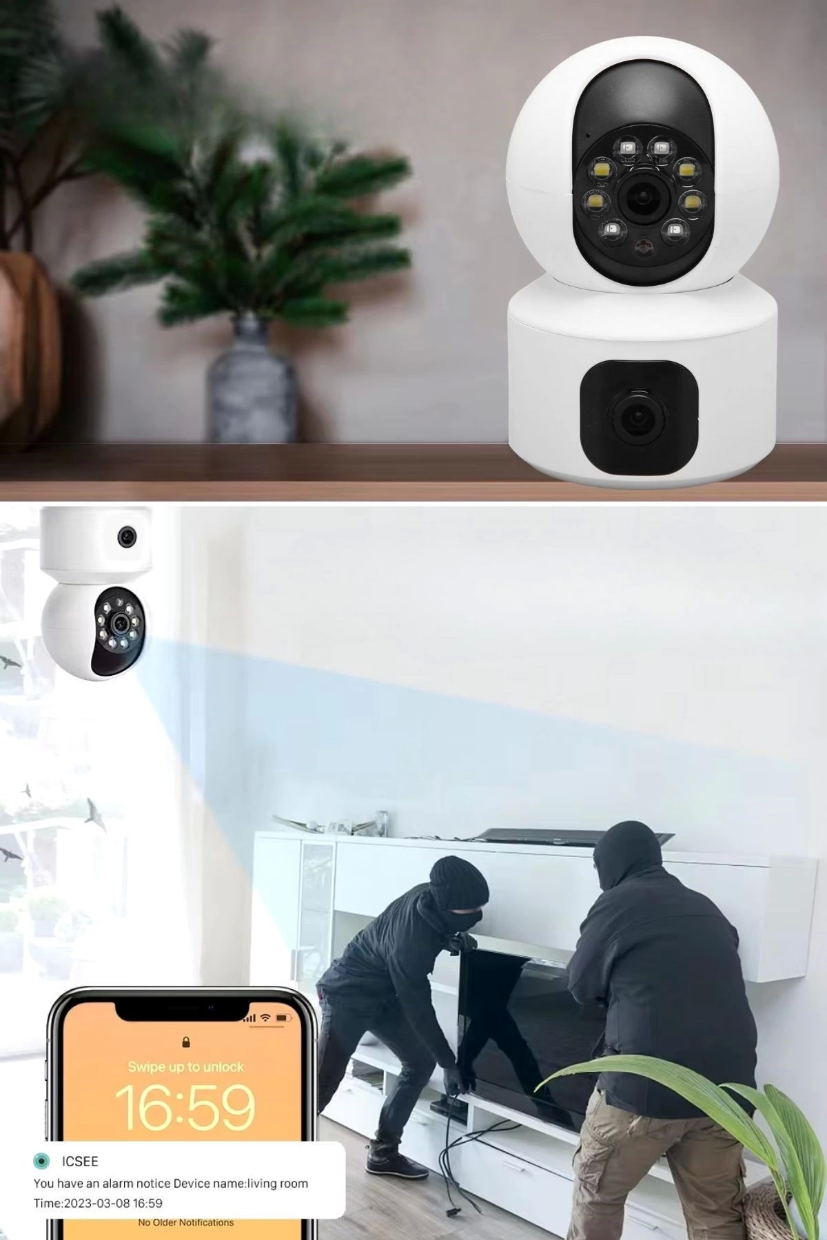 Kablosuz 360 Panoramik Ampul Kamera Güvenlik Kamerası Çift Kablosuz 360 Derece Gece Görüşlü ( Lisinya ) Kablosuz 360 Panoramik Ampul Kamera Güvenlik Kamerası Çift Kablosuz 360 Derece Gece Görüşlü ( Lisinya )