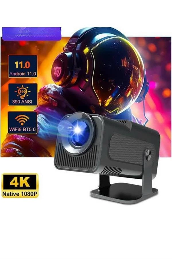 Çift Kollu Projeksiyon Taşınabilir Game Projektör Full Hd 1080p 4k Projeksiyon Gamepad ( Lisinya )