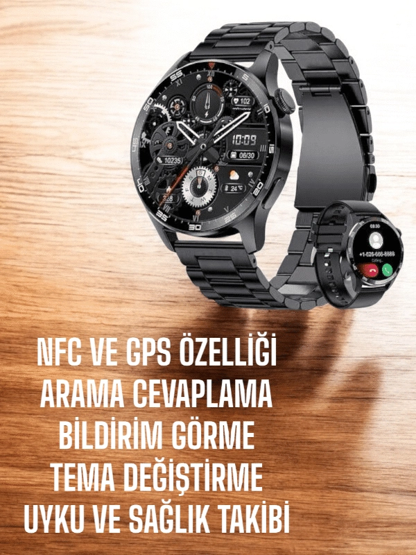 Çift Kordonlu Yüksek Çözünürlüklü Akıllı Saat Uyku İzleyici & Spor Modları ( Lisinya ) Çift Kordonlu Yüksek Çözünürlüklü Akıllı Saat Uyku İzleyici & Spor Modları ( Lisinya )