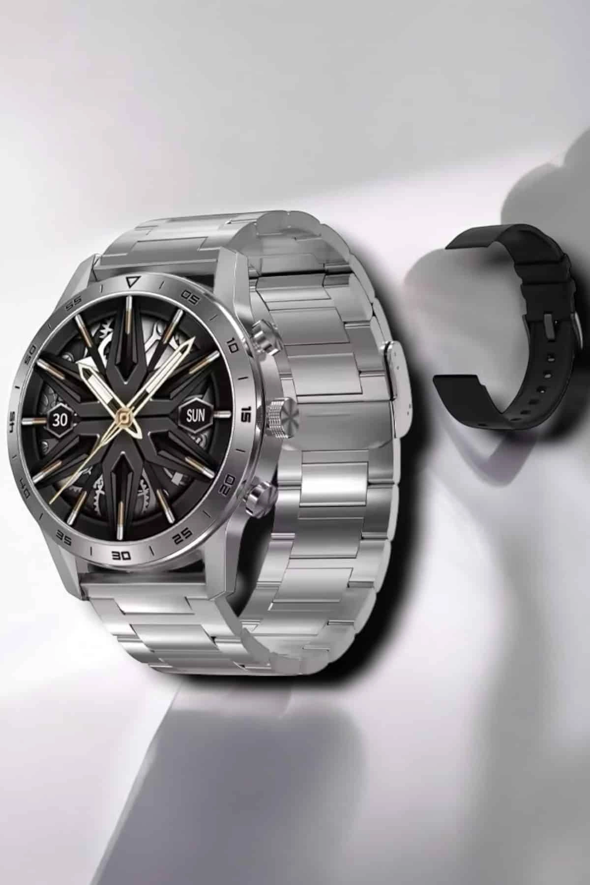 Çift Kordonlu Yüksek Çözünürlüklü Akıllı Saat Uyku İzleyici & Spor Modları ( Lisinya ) Çift Kordonlu Yüksek Çözünürlüklü Akıllı Saat Uyku İzleyici & Spor Modları ( Lisinya )