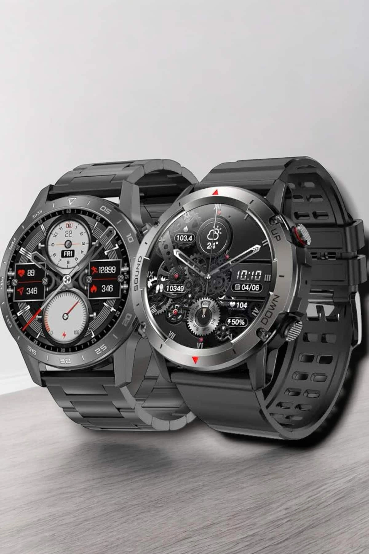 Çift Kordonlu Yüksek Çözünürlüklü Akıllı Saat Uyku İzleyici & Spor Modları ( Lisinya ) Çift Kordonlu Yüksek Çözünürlüklü Akıllı Saat Uyku İzleyici & Spor Modları ( Lisinya )