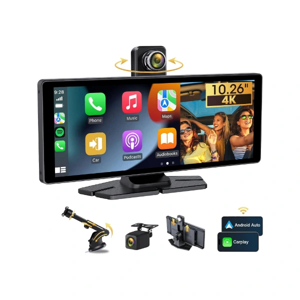 Çift Lens Kameralı Apple Ve Android Carplay ( Lisinya ) Çift Lens Kameralı Apple Ve Android Carplay ( Lisinya )