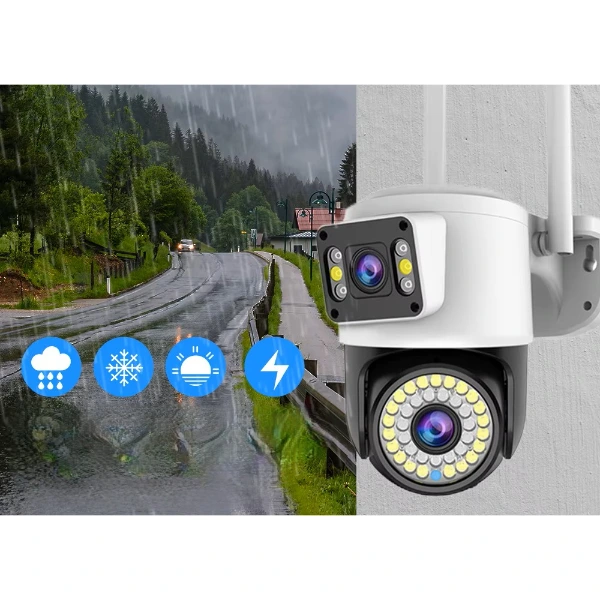 Çift Lensli Dış Mekan Wi-fi Kamera ( Lisinya )