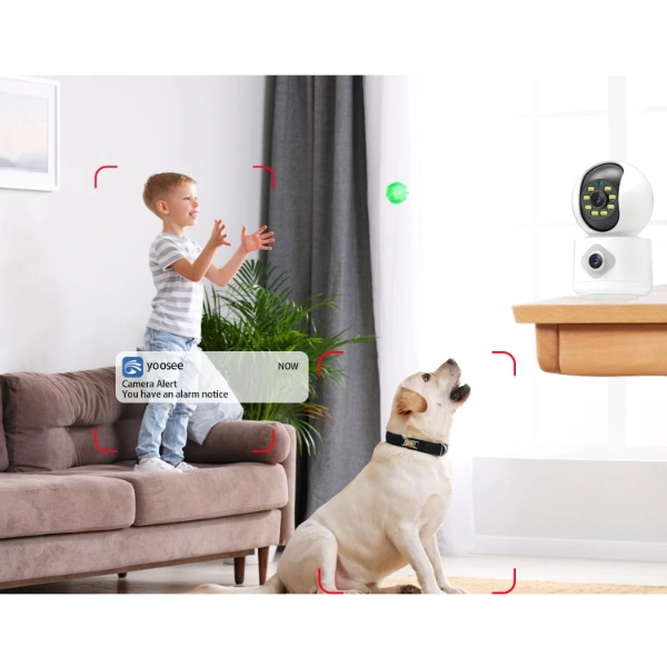 Çift Lensli İç Mekan Wi-fi Kamera ( Lisinya )