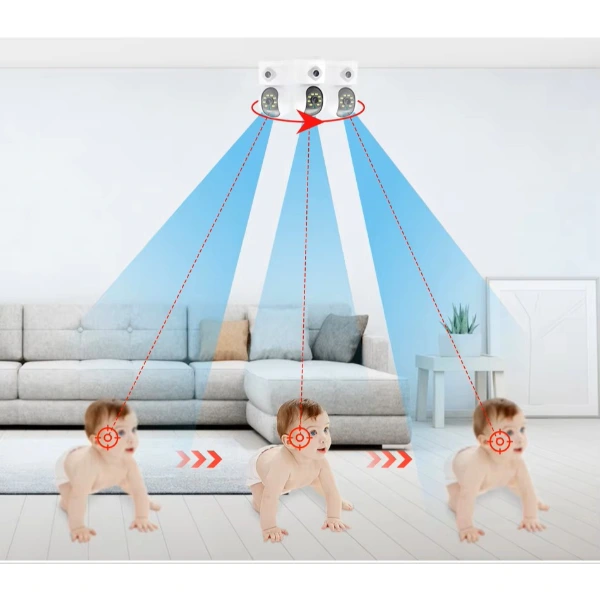 Çift Lensli İç Mekan Wi-fi Kamera ( Lisinya )