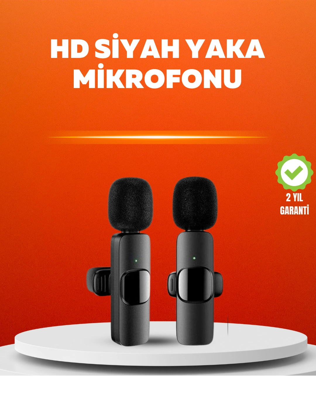 Çift Mikrofonlu Kablosuz Kayıt Seti İphone Uyumlu Mini Mikrofon ( Lisinya ) Çift Mikrofonlu Kablosuz Kayıt Seti İphone Uyumlu Mini Mikrofon ( Lisinya )