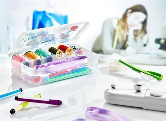 Çift Taraflı Bölmeli Hobi Dikiş Kutusu Ardunio Malzeme Kutusu ( Lisinya ) Çift Taraflı Bölmeli Hobi Dikiş Kutusu Ardunio Malzeme Kutusu ( Lisinya )