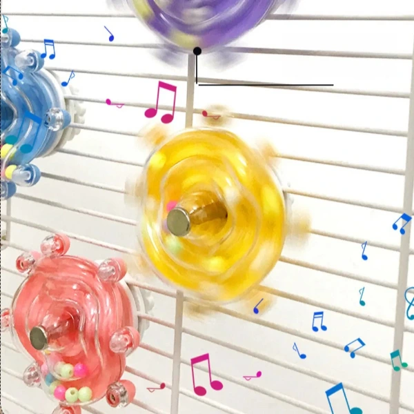 Çıngıraklı Kuş Kafesi İçin Çark Oyuncağı ( Lisinya )