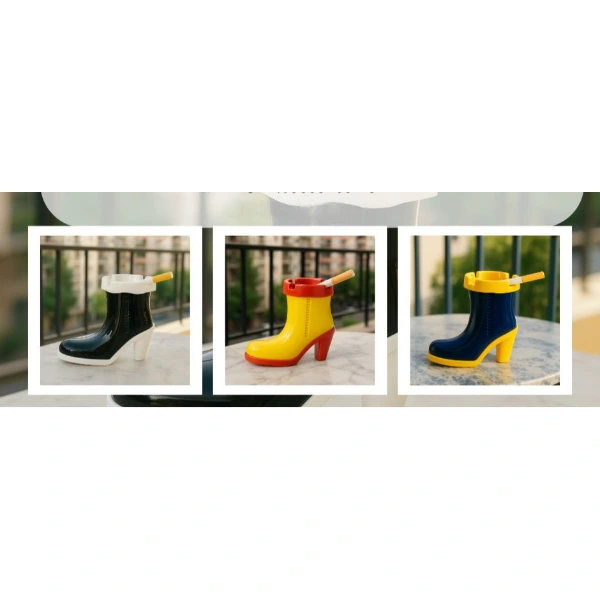 Çizme Tasarımlı Kokusuz Küllük ( Lisinya )