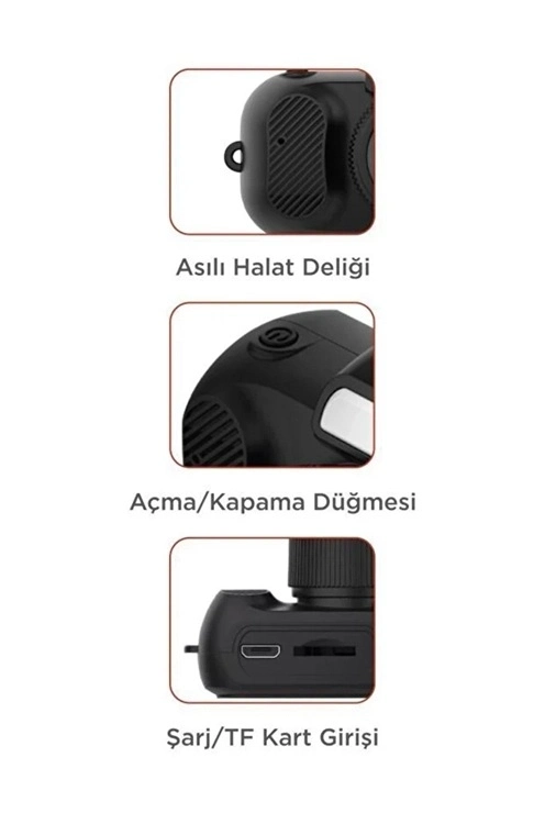 Cmr-37 Mini Dijital Video Fotoğraf Makinesi Kamera Siyah ( Lisinya )