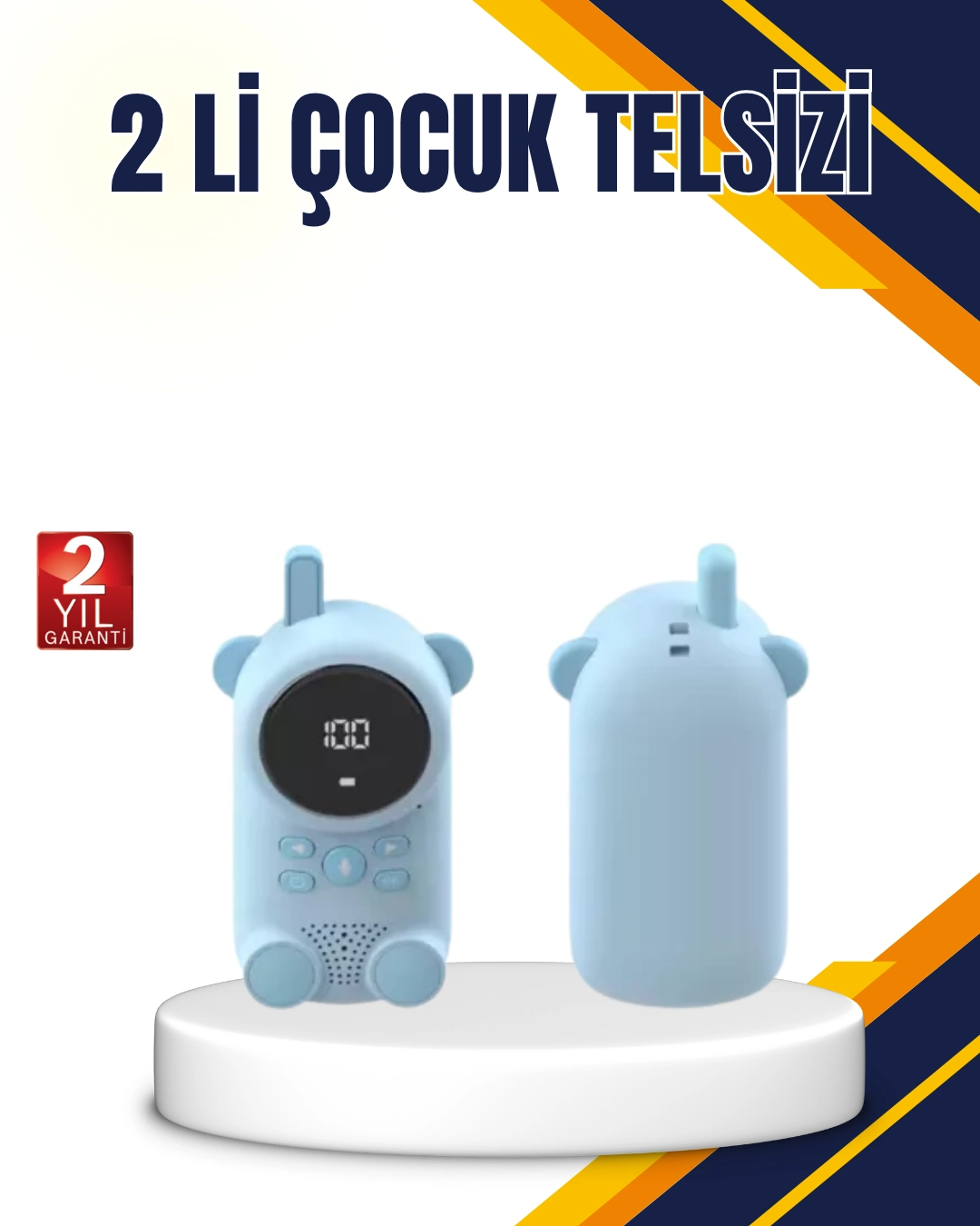 Çocuk Ve Bebek Telsizi – 22 Kanal, Vox Modu, Usb Şarjlı, Renkli Ekran ( Lisinya ) Çocuk Ve Bebek Telsizi – 22 Kanal, Vox Modu, Usb Şarjlı, Renkli Ekran ( Lisinya )
