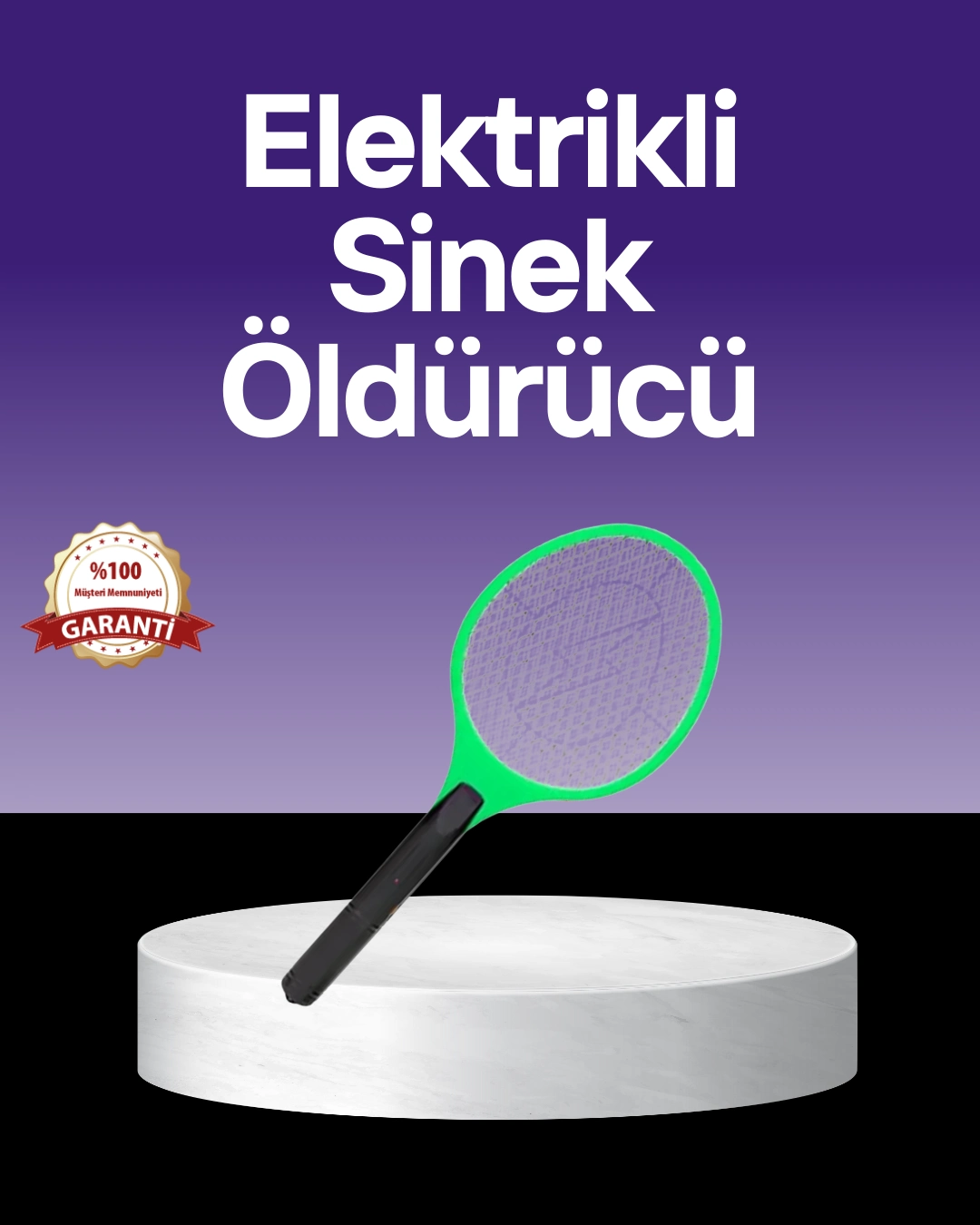 Çocuk Ve Evcil Hayvan Dostu Elektrikli Sinek Raketi | Güvenli Kullanım ( Lisinya )