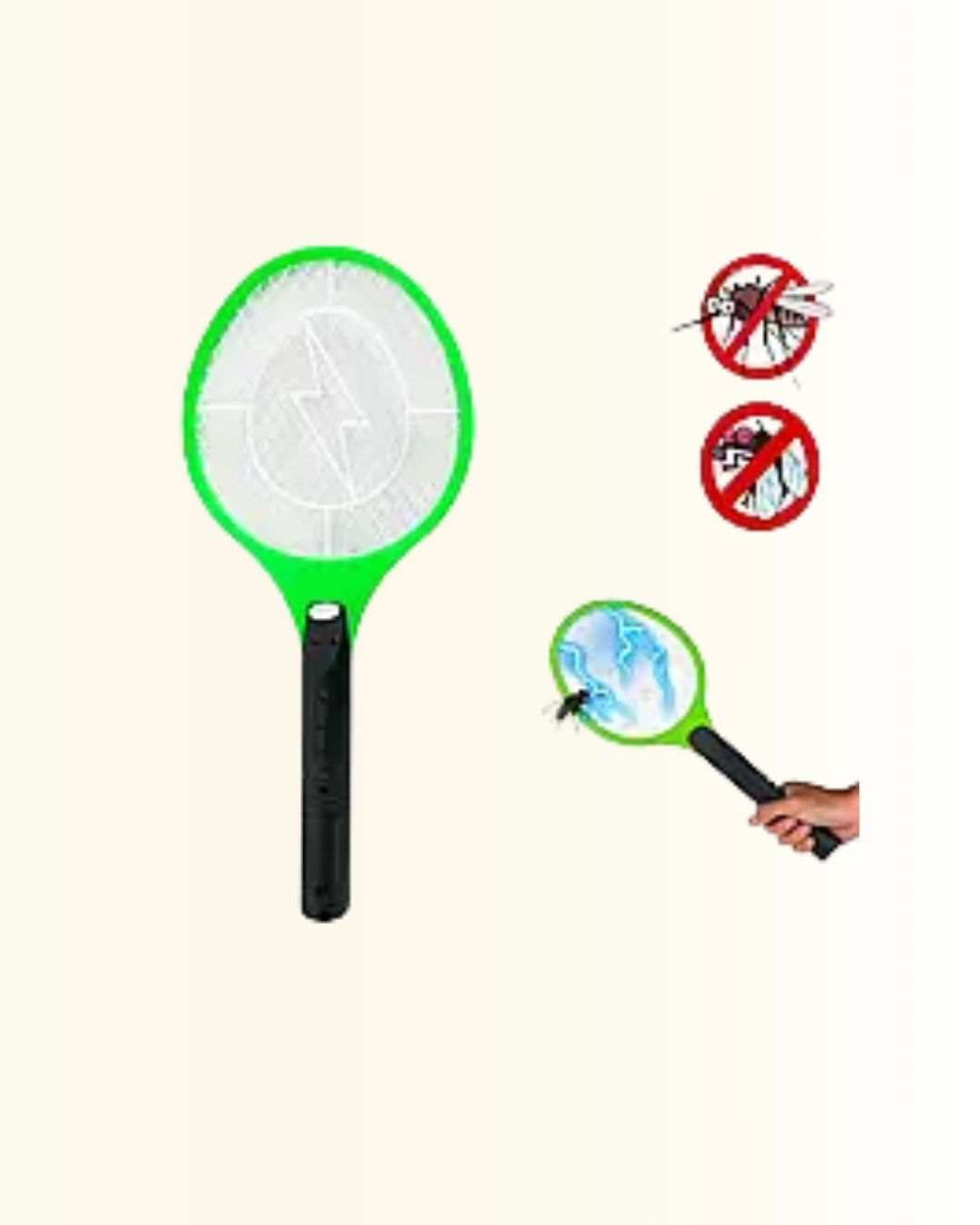 Çocuk Ve Evcil Hayvan Dostu Elektrikli Sinek Raketi | Güvenli Kullanım ( Lisinya )