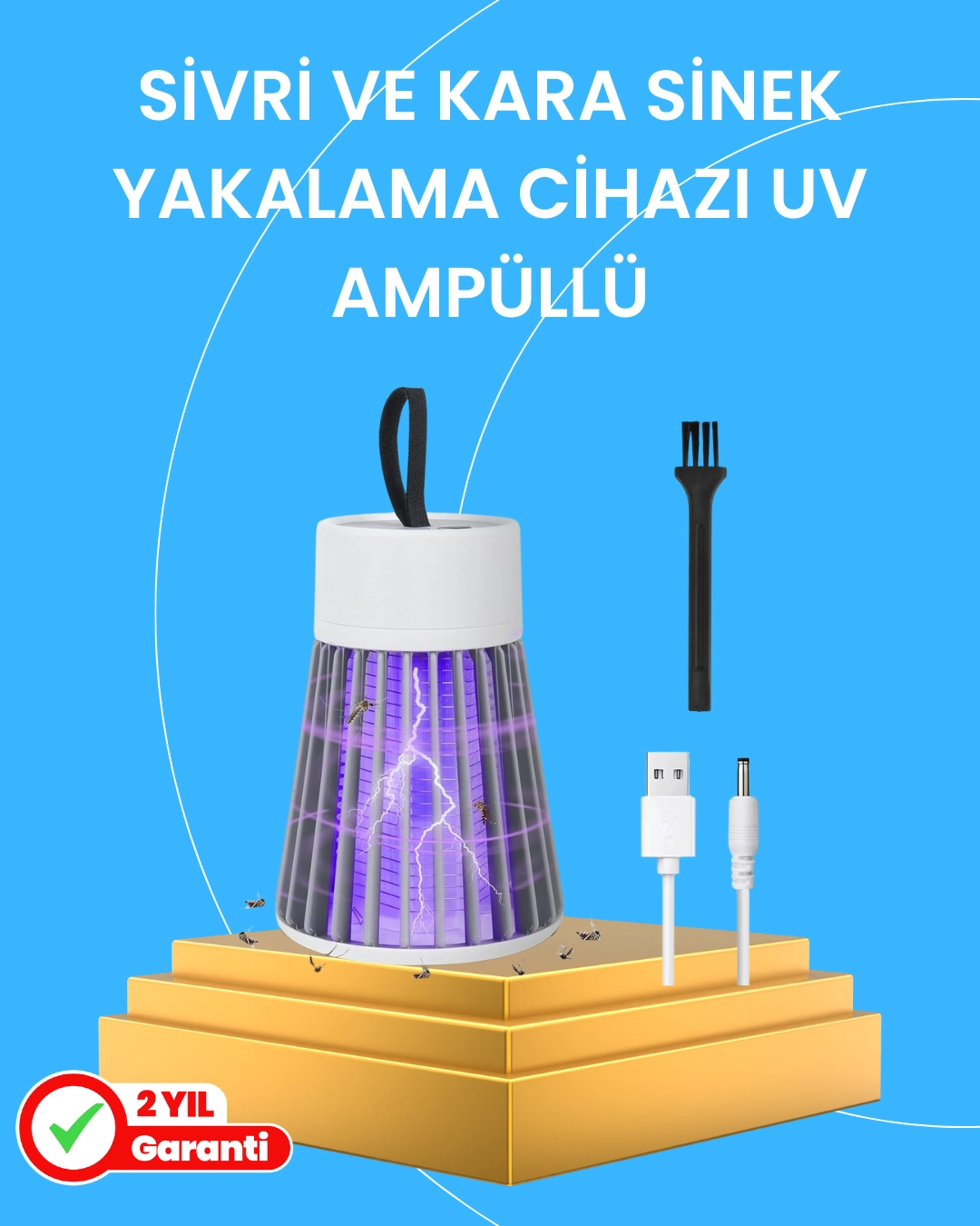 Çocuk Ve Evcil Hayvan Dostu Sivrisinek Yakalama Lambası ( Lisinya )